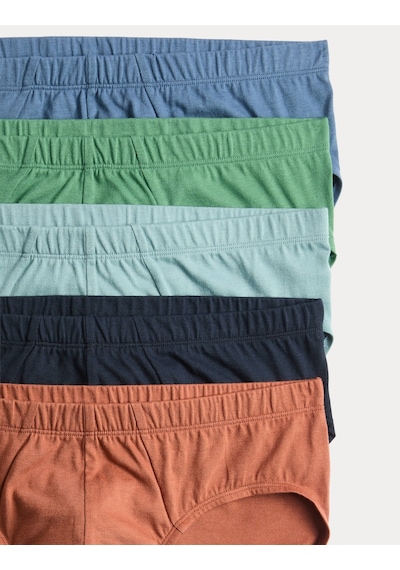 Marks & Spencer 5’li Saf Pamuk Cool & Fresh Slip T14002559F Çok Renkli Marks & Spencer 5’li Saf Pamuk Cool & Fresh Slip T14002559F Çok Renkli