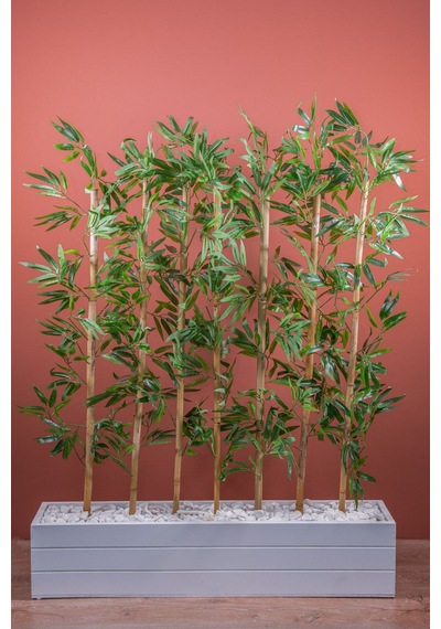 Yapay Çiçekçiniz 140 Cm Bambu Seperatör beyaz