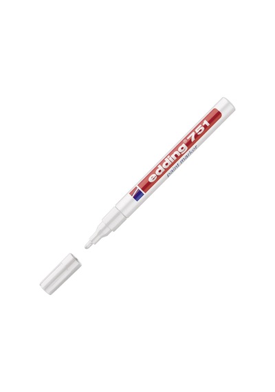Edding Markör Dekor Boya Yuvarlak Uçlu 1-2 Mm Beyaz 751 Çok Renkli