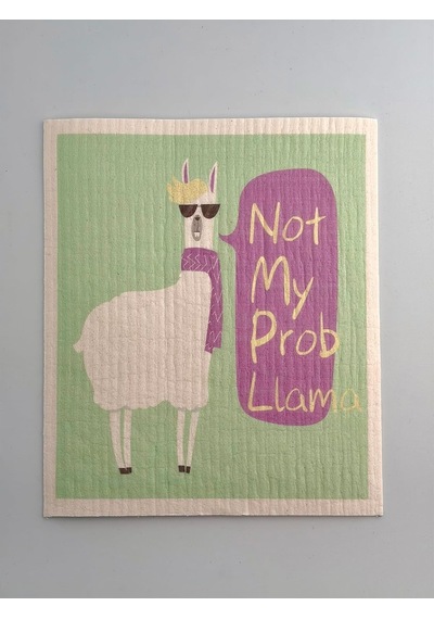 Swedish Dishcloth İsveç Bezi Flamingo-lama-kedi Desenleri 3'lü Paket, Sürdürülebilir, Tekrar Kullanılabilir, Tüm Yüzeylere Uygulanabilir, Makinede Yıkanabilir Belirtilmemiş