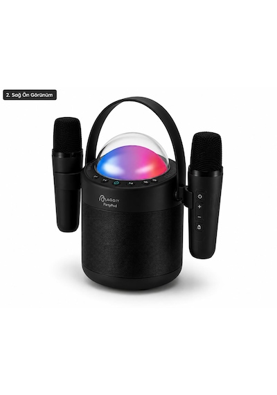 Aggiy Party Pod Bluetooth Karaoke Hoparlör