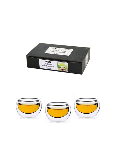 İbico İ22-146 Düz Cam Çift Cidarlı Sosluk & Lokumluk 50 Ml 6 Adet - 30'li Paket Diğer