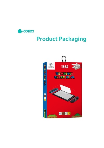 Cihaz Camı Ekran Parçası Oyun Koruma Coteci Nintendo Switch 2 2'li Hd Temperli Cam Koruyucu Seti