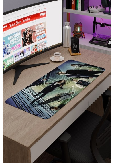 Inception Christopher Nolan V1 70x30 Xl Gaming Kauçuk Kaymaz Taban Mouse Pad Fare Altlığı
