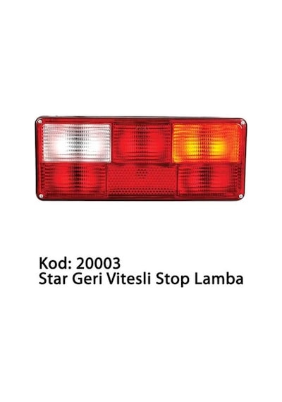Stop Lamba Tır 6 Lı Fonksiyon Süper Star Kablolu -Sağ Sol Takım