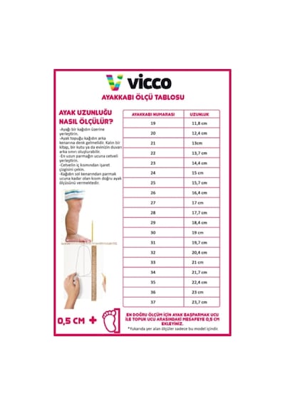 Vicco Lamb Çocuk Renkli Işıklı Cırtlı Hafif Spor Ayakkabı 346.25k.227 Gri