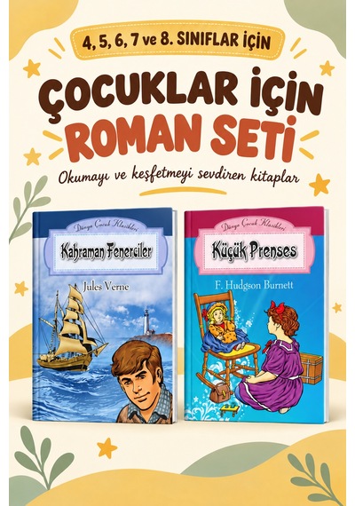 Çocuk Romanları 4. 5. 6. 7. Ve 8. Sınıflar İçin Dünya Çocuk Klasikleri Kahraman Fenerciler - Küçük Prenses