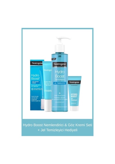 Hydro Boost Nemlendirici & Göz Kremi Seti + Jel Temizleyici Hediyeli