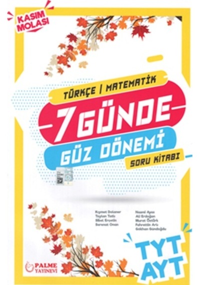 Palme Tyt&Ayt ( T-M ) 7 Günde Güz Dönemi Soru