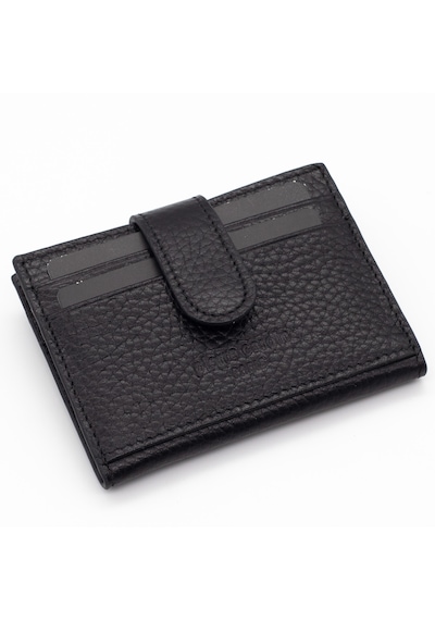 Pierre Cardin Siyah Unisex Deri Kartlık 0107s3l Siyah-floater
