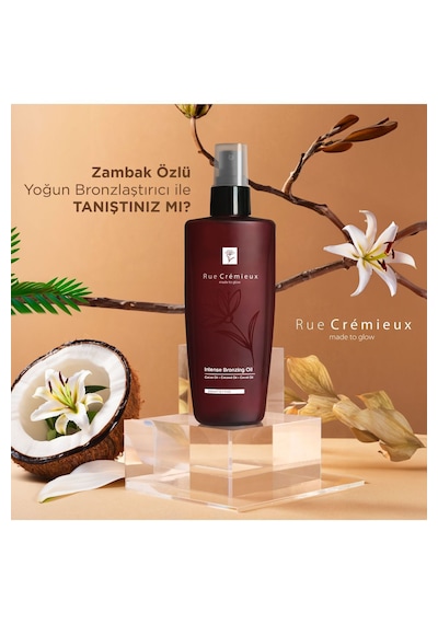 Yoğun Bronzlaştırıcı Yağ Sprey 200ml Kakao Yağı + Hindistan Cevizi Yağı + Havuç Yağı - Tk