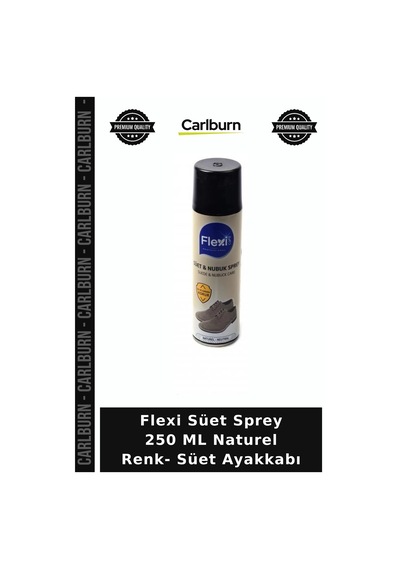 Carlburn Flexi Süet Sprey 250 Ml Naturel Renk- Süet Ayakkabı Temiz Görünüm Bakım Spreyi Çanta Bakımı Diğer