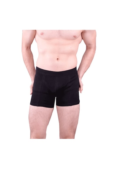 2'Li Doliche Patentli Gümüş Iplikli Likralı Erkek Boxer
