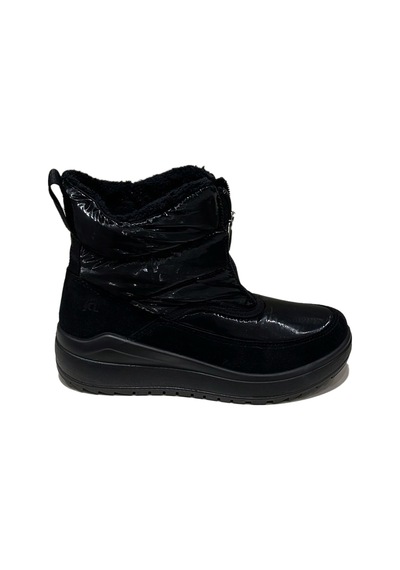 Bot Kadın Diğer 6390 6j Jacalu Textile Upper And Synt Leather-pu Sole Black Siyah