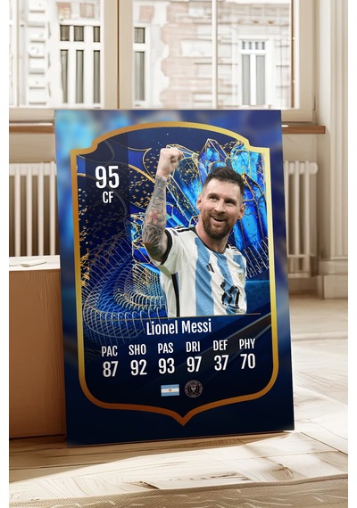 Futbolcu Fut Card Mdf Tablo Serisi Seti Çok Renkli - 713872898 Çok Renkli