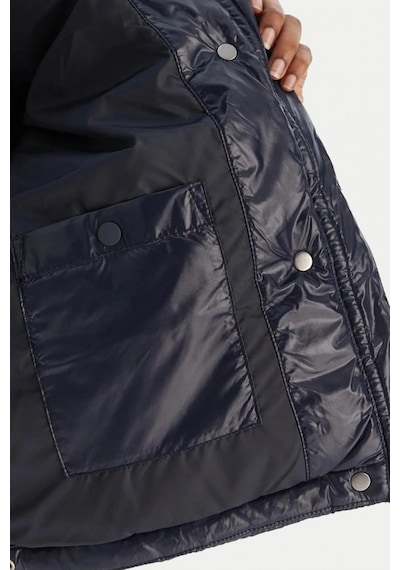 Calvin Klein Parlak Kısa Şişme Kadın Mavi Ceket Lv047d504g-vek Mavi
