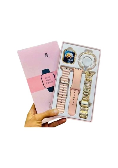 Mey İthalat Yeni Nesil Kadın Akıllı Saat Rose Gold Android Ve İos Uyumlu