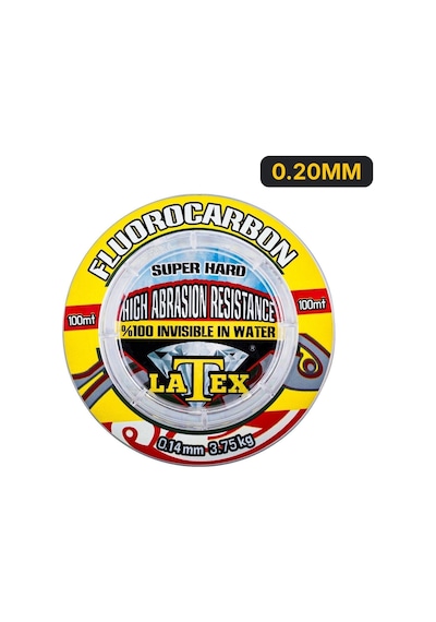 Latex Süper Hard 100 Mt. Fluorocarbon Misina 0.20mm