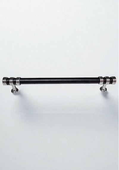 Nesli Alüminyum Metal Lüks Modern Mobilya Çekmece Mutfak Dolabı Kulpu Siyah-krom 160mm Siyah - Krom