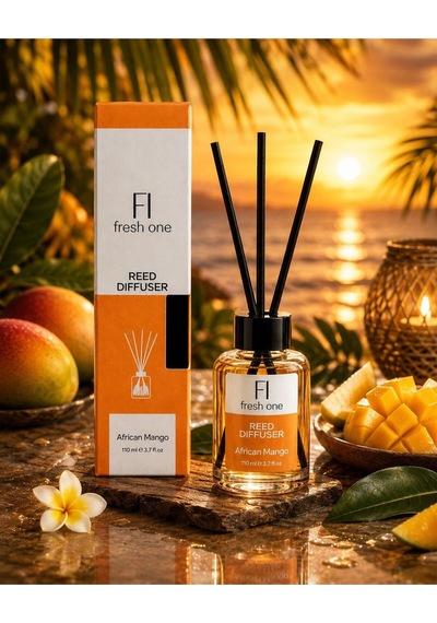 African Mango Çubuklu Oda Kokusu 110 Ml Tropikal Mango Esintili Kalıcı Ferah Ortam Kokusu