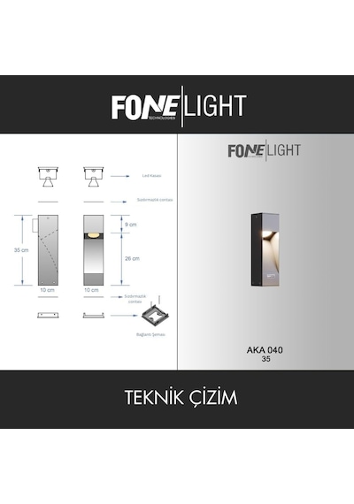 Luzerra Modern Dış Mekan Duvar Apliği - 7w Enerji Tasarruflu Led Bahçe Lambası - Ip65 Su Geçirmez Antrasit Gri Cephe Aydınlatması - Korozyona Dayanıklı Alüminyum Gövde - Dekoratif Dış Cephe Lambası