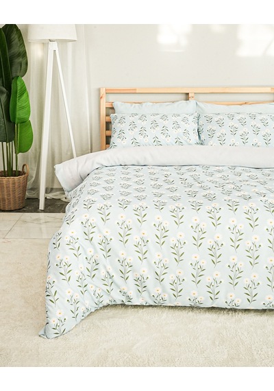 Daisy Garden Çift Kişilik Çiçekli Pamuk Nevresim Seti 200x220 Cm Turkaz