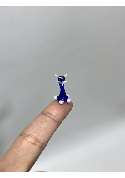 El Yapımı Mini Murano Cam Kedi Biblo A170-02