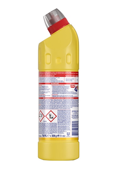 Domestos Çamaşır Suyu Limon Ferahlığı 750 Ml 6 Adet Diğer