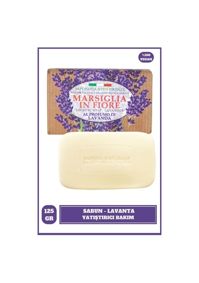 Nesti Dante Sabun Marsiglia in Fiore Lavanta ve Ardıç Kokusu Vegan Bakım 125 G