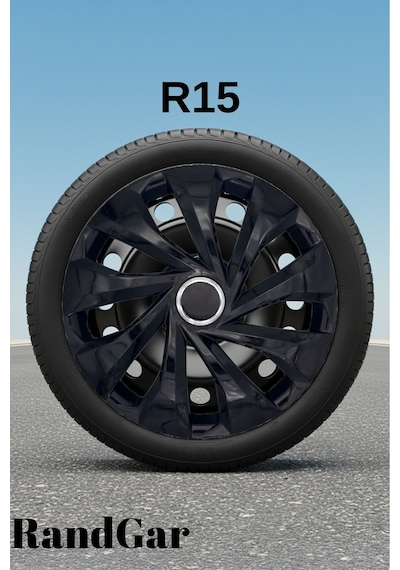 Kia Retona 15 İnç Jant Kapağı 4 Adet Siyah S121 Rand