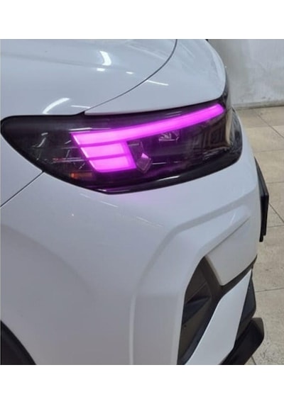 Opel Combo Gündüz Farı Sticker Seti Mor