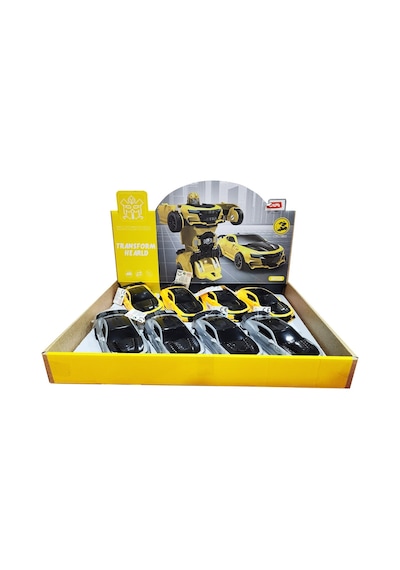 Ctoy Oyuncak Robota Dönüşebilen Araba 8li Stant Ctoy-333-3