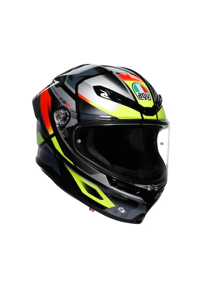 Agv Kask/k6 S Mplk Erazer Black/red Yellow Fluo Renkli