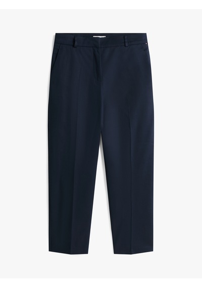 Tommy Hilfiger Co Slım Straıght Chıno Kadın Mavi Pantolon - Ww0ww40504 Mavi