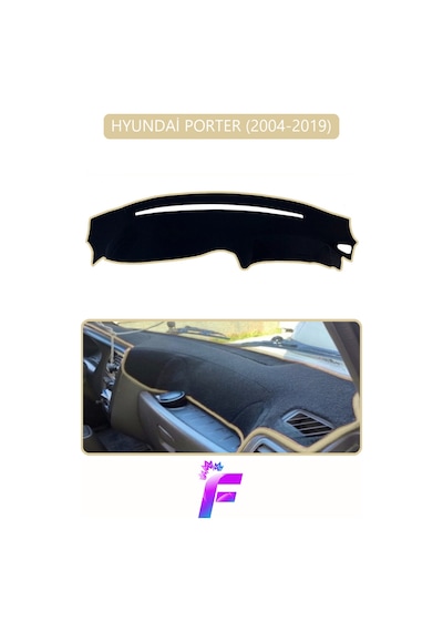 Hyundai Porter 2004-2019 Araca Özel Torpido Örtüsü Kolay Montaj Güneşten Korur Koruma G61