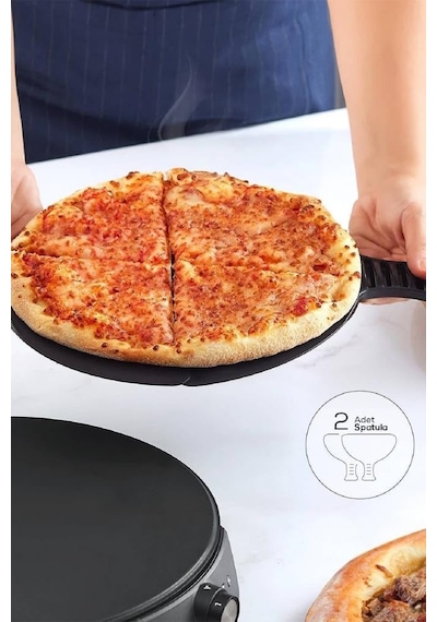 Karaca Gastro 10 In1 Pizza Mk. Biodiamond Matte Black New Pizza Makinesi
