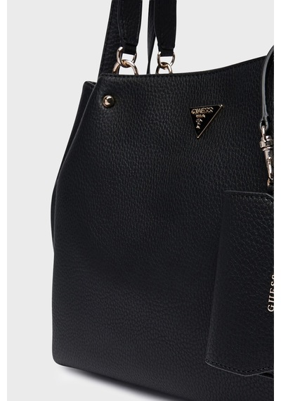 Guess Lorella Logolu Çıkarılabilir Askılı Çanta Hwbg236230 Kadın Çanta Hwbg23 6230 Bla Siyah