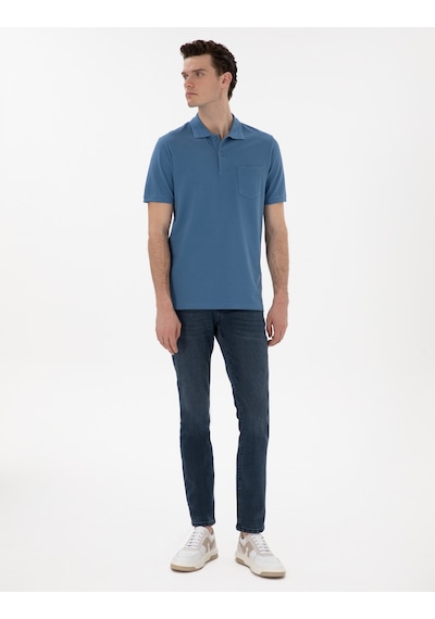Pierre Cardin Erkek Koyu Mavi Tişört Basic 50306552-vr032 Koyu Mavi