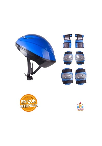 Koruma Ve Güvenlikte Öncü Çocuk Paten Koruyucu Seti 7 Parça - Bisiklet Ve Scooter İçin Çok Renkli