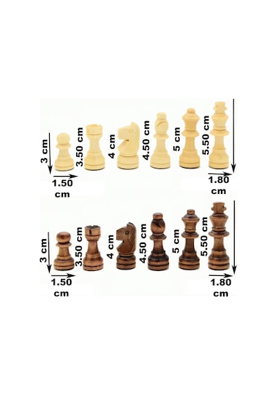 Lüks Doğal Ahşap Manyetik Satranç Takımı 25x25 Cm Katlanabilir Özel Yuvalı Premium Satranç Seti