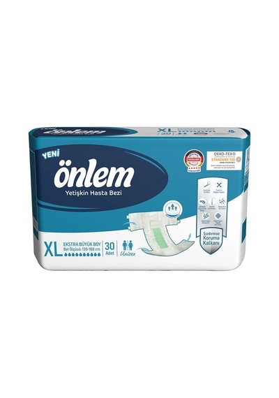 Belbantlı Yetişkin Hasta Bezi - Xl - 120 Adet, 4 Paket Diğer