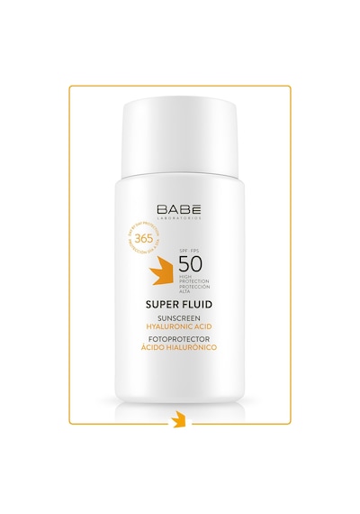 Facial Sunscreen Super Fluid SPF50 50 ML - Hyaluronik Asit İçeren Yüz Güneş Kremi