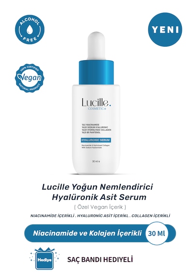 Lucille Nemlendirici Hyalüronik Asit Serum 30 ML
