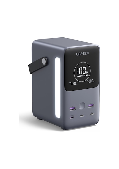 Ugreen 48.000 Mah 300w 5 Portlu Şarj İstasyonu 3xusb-c, 2xusb-a, Uzay Grisi, 25286