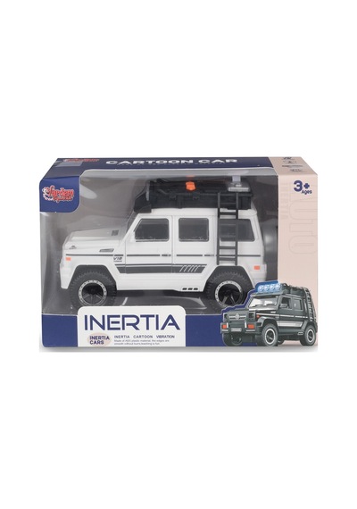 Vardem Kutulu Sürtmeli Işıklı Müzikli Off-road Lüks Araba - Beyaz