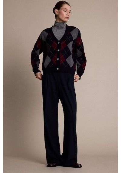 Defacto Wide Leg Çift Cepli Yüksek Bel Düz Paça Pantolon G6702ax25aunv253 Lacivert-nv253 Defacto Wide Leg Çift Cepli Yüksek Bel Düz Paça Pantolon G6702ax25aunv253 Lacivert-nv253