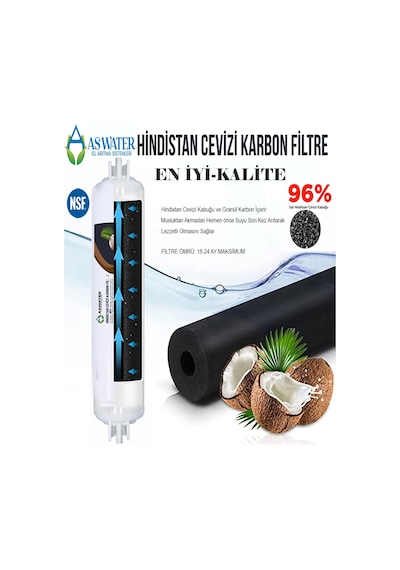 Açık Kasa Su Arıtma Cihazı Aw 6'li Aşamalı Filtresi Seti Mineral Diğer