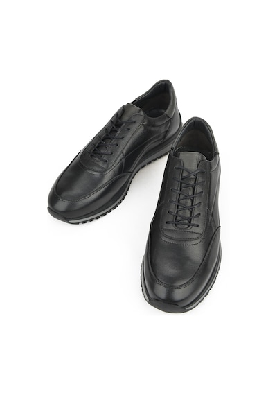 Ziya, Erkek Hakiki Deri Sneaker 1611002z415 Siyah 1231002 415 000