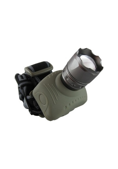 Süper Zoomlu Kafa Lambası Watton Wt-053 El Feneri Işıldak Lamba N11.1111 Yeşil