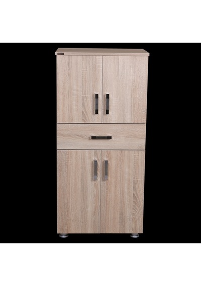 Çok Amaçlı Dolap 150 Cm Hard Parlak Soho Suntalem 4Raf 1Çekmece K
